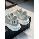 Philipp Plein Glittering Lace Up Sneakers For Men in 259986, cheap Philipp Plein