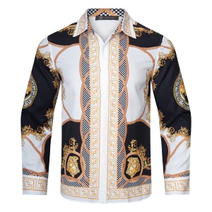 $33.00,Versace Long Sleeve Shirt For Men # 260398