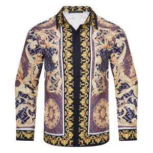 $33.00,Versace Long Sleeve Shirt For Men # 260399