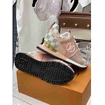 Louis Vuitton Wedge Lace Up Sneaker For Women in 260050, cheap For Women
