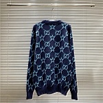 Gucci GG Jacquard Round Neck Sweater Unisex # 260348, cheap Gucci Sweaters