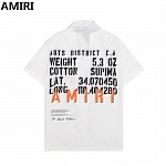 Amiri Short Sleeve Shirt For Men # 260792, cheap Amiri Shirts