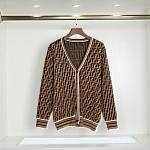 Fendi FF Jacquard Cartigan Sweater Unisex # 260902, cheap Fendi Sweaters