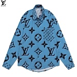 Louis Vuitton Long Sleeve Shirt Unisex # 260940, cheap Louis Vuitton Shirts