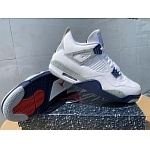 Jordan 4 Middle Night Navy Sneaker For Men in 261057, cheap Jordan4