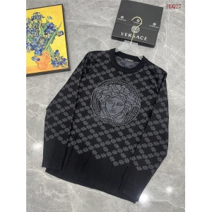 $48.00,Versace Round Neck Sweaters For Men in 261481