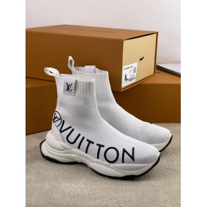 $89.00,Louis Vuitton Run 55 Sneaker Boot For Men # 263019