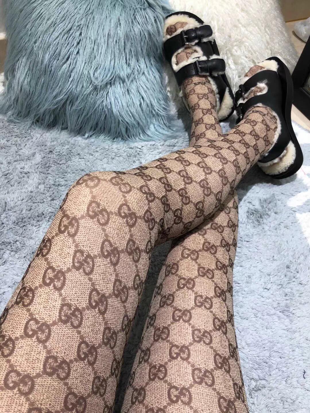 Gucci GG Patern Jacquard knit tights Tights For Women # 262514, cheap Socks, only $23!