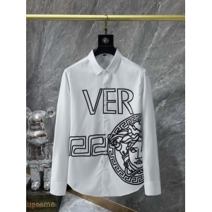 $35.00,VersaceVersace Long Sleeve Shirts For Men # 263332