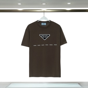 $26.00,Prada Short Sleeve T Shirts Unisex # 263667