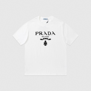 $35.00,Prada Short Sleeve T Shirts Unisex # 263903