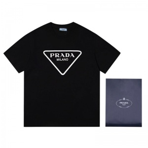 $35.00,Prada Short Sleeve T Shirts Unisex # 263905