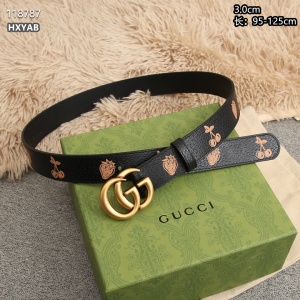 $48.00,Gucci 3.0cm Width Belts For Men # 263909