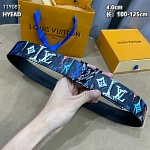 Louis Vuitton 4.0cm Width Belts  # 264057, cheap LouisVuitton Belts