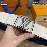 Louis Vuitton 4.0cm Width Belts  # 264058, cheap LouisVuitton Belts