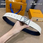 Louis Vuitton 4.0cm Width Belts  # 264058, cheap LouisVuitton Belts