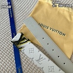 Louis Vuitton 4.0cm Width Belts  # 264070, cheap LouisVuitton Belts