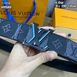 Louis Vuitton 4.0cm Width Belts # 264081, cheap LouisVuitton Belts