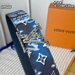 Louis Vuitton 4.0cm Width Belts # 264083, cheap LouisVuitton Belts