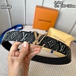 Louis Vuitton 4.0cm Width Belts # 264085, cheap LouisVuitton Belts