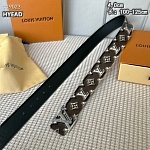 Louis Vuitton 4.0cm Width Belts # 264086, cheap LouisVuitton Belts