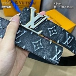 Louis Vuitton 4.0cm Width Belts # 264092, cheap LouisVuitton Belts