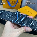 Louis Vuitton 4.0cm Width Belts # 264093, cheap LouisVuitton Belts