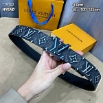 Louis Vuitton 4.0cm Width Belts # 264093, cheap LouisVuitton Belts