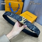 Louis Vuitton 4.0cm Width Belts # 264094, cheap LouisVuitton Belts