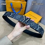 Louis Vuitton 4.0cm Width Belts # 264095, cheap LouisVuitton Belts