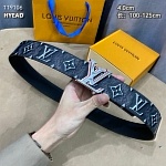 Louis Vuitton 4.0cm Width Belts # 264097, cheap LouisVuitton Belts