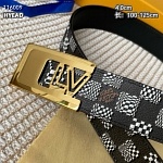 Louis Vuitton 4.0cm Width Belts # 264109, cheap LouisVuitton Belts
