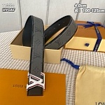 4.0 cm Louis Vuitton Belts For Men # 264161, cheap LouisVuitton Belts