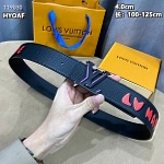 4.0 cm Louis Vuitton Belts For Men # 264163, cheap LouisVuitton Belts