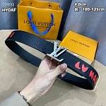 4.0 cm Louis Vuitton Belts For Men # 264164, cheap LouisVuitton Belts