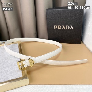 $52.00,2.0 cm Width Prada Belts For Men # 264422