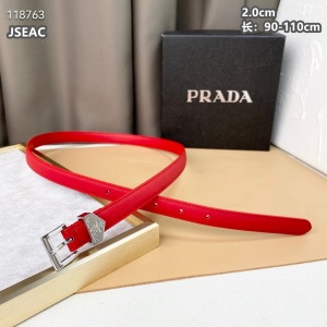 $52.00,2.0 cm Width Prada Belts For Women # 264426