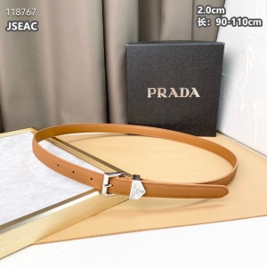 $52.00,2.0 cm Width Prada Belts For Women # 264430