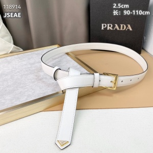 $52.00,2.5 cm Width Prada Belts For Women # 264435