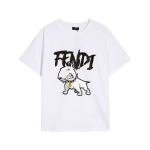 $34.00,Fendi Short Sleeve T Shirts Unisex # 264647
