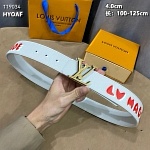 4.0 cm Louis Vuitton Belts For Men # 264166