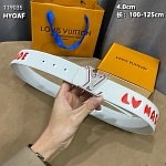 4.0 cm Louis Vuitton Belts For Men # 264167, cheap LouisVuitton Belts