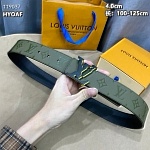 4.0 cm Louis Vuitton Belts For Men # 264169, cheap LouisVuitton Belts