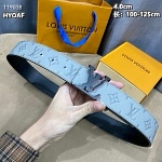 4.0 cm Louis Vuitton Belts For Men # 264171, cheap LouisVuitton Belts