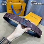 4.0 cm Louis Vuitton Belts For Men # 264172, cheap LouisVuitton Belts