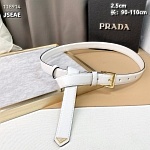 2.5 cm Width Prada Belts For Women # 264435, cheap Mont Blanca Belts