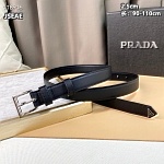 2.5 cm Width Prada Belts For Women # 264437