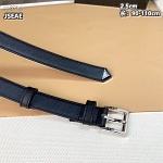2.5 cm Width Prada Belts For Women # 264437, cheap Mont Blanca Belts