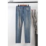 Armani Straight Cut Jeans For Men # 264718, cheap Armani Jeans