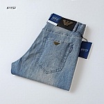 Armani Straight Cut Jeans For Men # 264718, cheap Armani Jeans